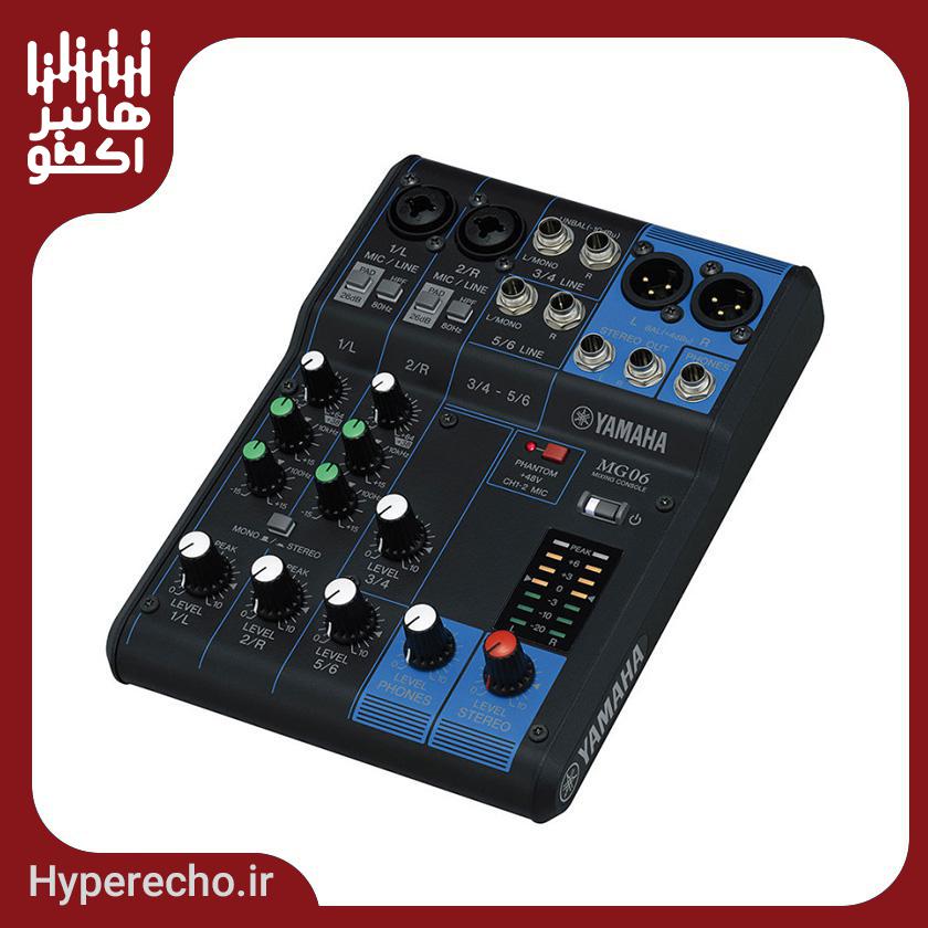 میکسر یاماها YAMAHA-MG06 میکسر یاماها YAMAHA-MG06