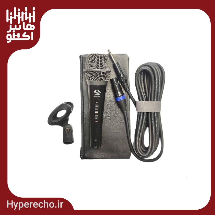 wire-microphone-jasco-2200 (2) ميكروفون داینامیک جاسکو 2200-Jasco