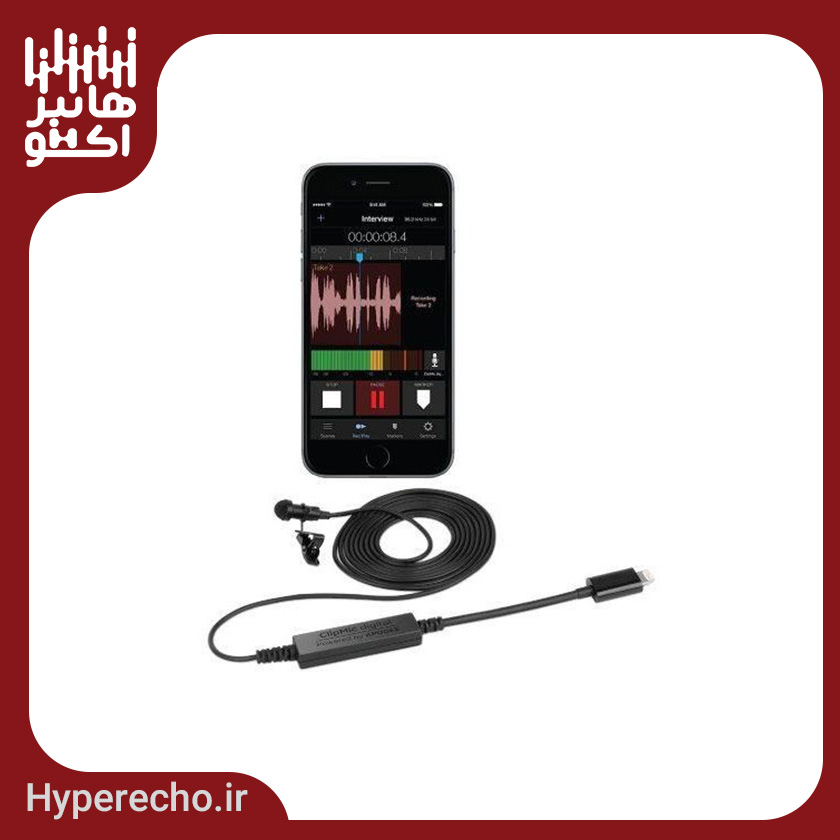 میکروفون سیم دار یقه ای سنهایزر Digital ClipMic (3) میکروفون باسیم یقه ای سنهایزر Digital ClipMic
